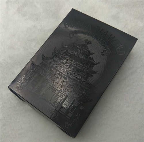 Black Diamond Plastic Playing Cards Collection Poker Cards Black Poker Card Sets - Picture 12 of 12