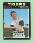 #180 AL KALINE, Tigers - 1971 Topps: G/VG, back creases, scratches 230723e