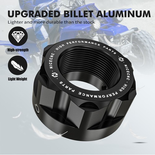 Billet Locking Axle Rear Lock Nut For Yamaha Banshee 350 Blaster 200 1988-2006 - Picture 3 of 8