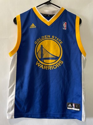 Adidas NBA Jersey Golden State Warriors Biedrins #15 Youth Size Large 14-16  Blue