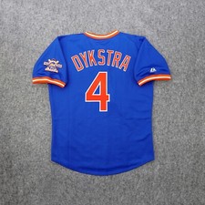 Lenny Dykstra 1986 New York Mets Men's Alternate Blue 25th Cooperstown Jersey