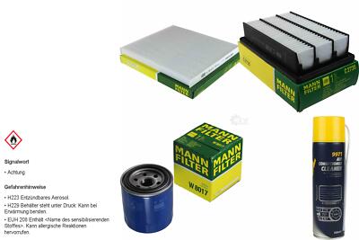 MANN FILTER Paket MANNOL Klimareiniger für Hyundai Santa Fé II CM 2.4 4x4