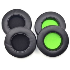Pair Gaming Earphone Cushion Cover Round Foam Shape for Kraken 7.1 V2