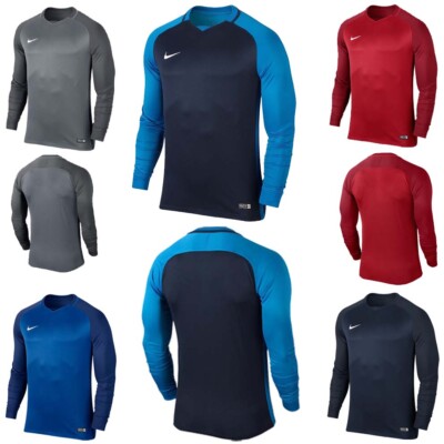 Nike Herren T-Shirts Langarmshirts Trophy III Fußball Tops T-Shirt