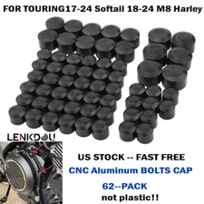 Engine Topper Screw Bolt Caps Cover For Harley Touring Road Glide 17-24 Softail