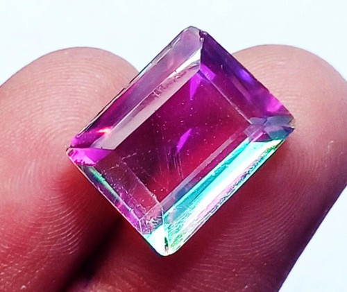 Emerald Shape Mystic Opal 5.20 Ct Loose Gemstone With Free Gift - Picture 3 of 8
