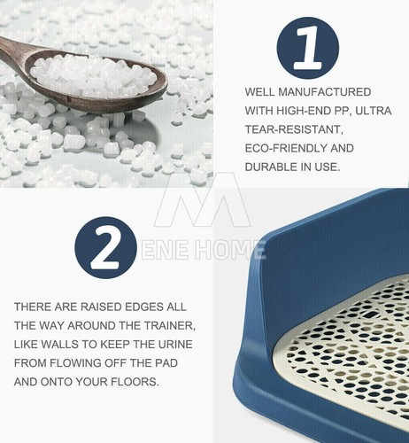 50X40X13CM Dog Pet Potty Training Pee Pad Mat Toilet Puppy Tray Indoor 3 Layers - Picture 5 of 13