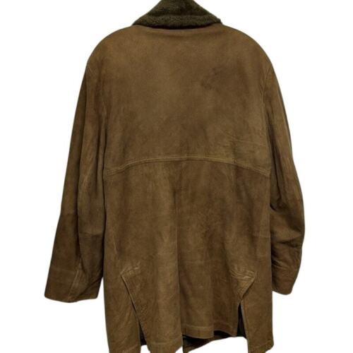 Men's Vintage Mighty Mac Sueded Leather Coat - Picture 7 of 9