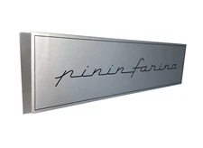 Pininfarina Fender Badge, Metal Sign