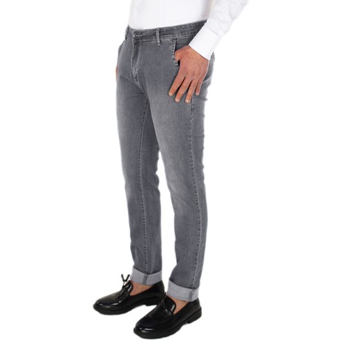 Jeans Uomo Leggero Blu Nero Pantalone Casual Tasca America 44 46 48 50 52 54 - Imagen 37 de 40