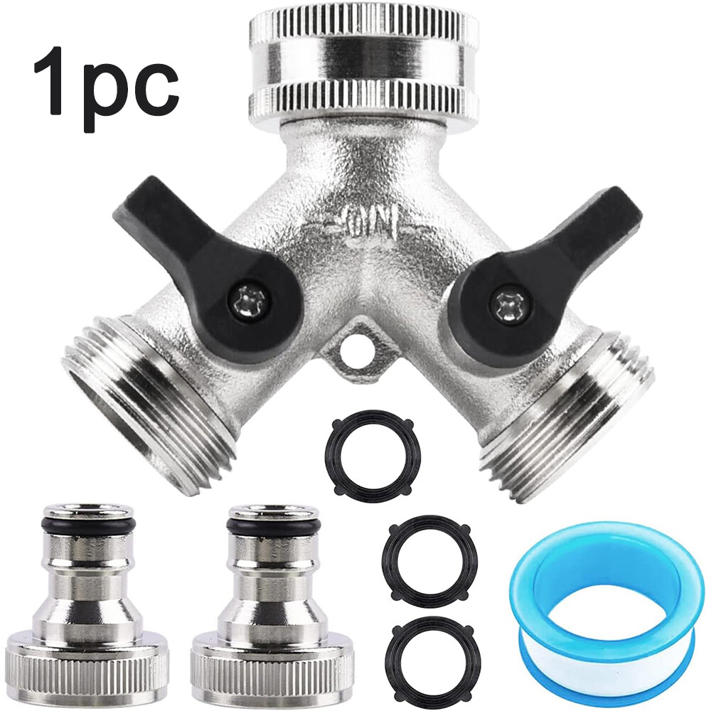 2 Wege Verteiler 3/4 Zoll Y Verteiler für Wasserhähne,Wasserhahnanschluss 3/4"