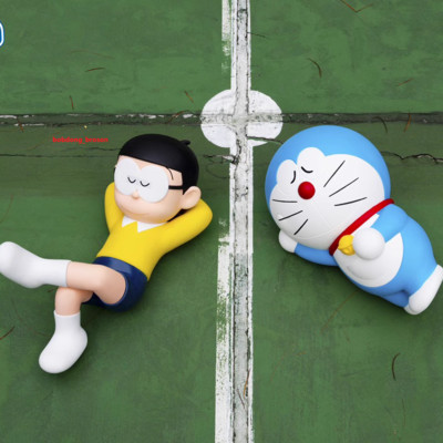 Antique Figure ドラえもん Antique Figure ドラえもん Sewashi Nobi Nobita Shizuka 1 1/2