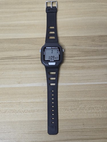 YORK Pacer 200 Heart Rate Monitor Watch Digital With Date Time And Alarm