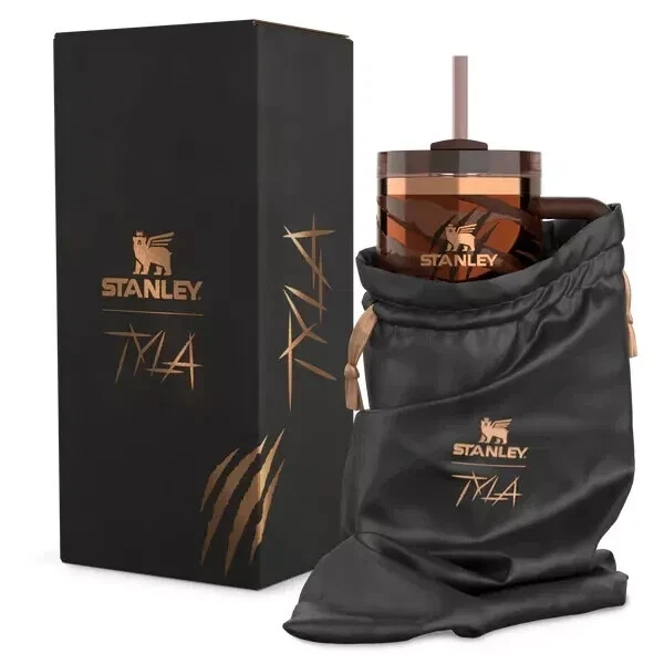 Stanley x Tyla Tyger 40oz Limited Edition Quencher H2.0 Flowstate Tumbler NEW - Image 3 of 4