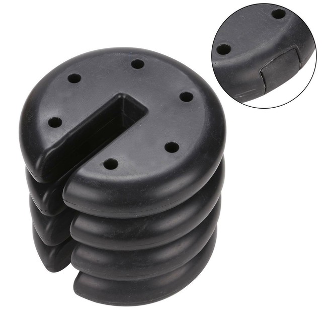 4 x OUTDOOR CANOPY TENT GAZEBO LEG WEIGHTS ANCHOR STAND HEAVY DUTY DISCS BASE eBay