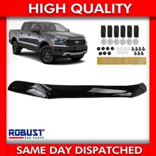 FOR FORD RANGER BONNET WIND STONE DEFLECTOR PROTECTOR GUARD 2015-2023