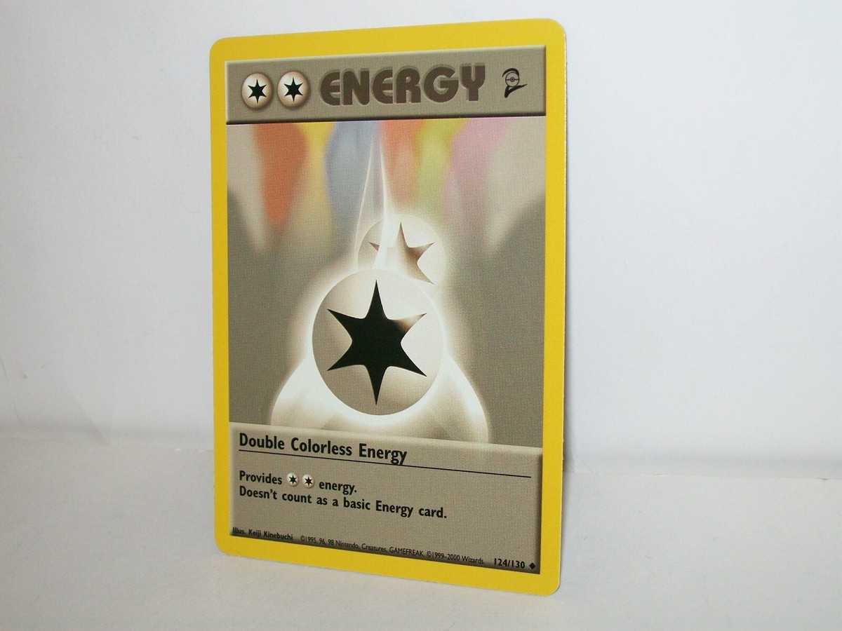 Double Colorless Energy Pokmon Card 124/130 Mint New