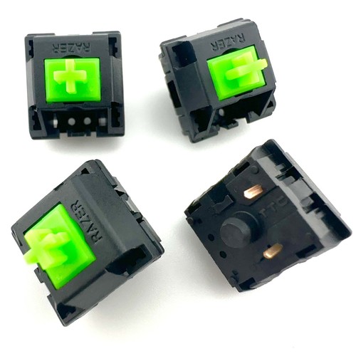 Razer Green Axis RGB Mechanical Keyboard Switch 4-Pin LED (4 Pieces) - 第 1/1 張圖片