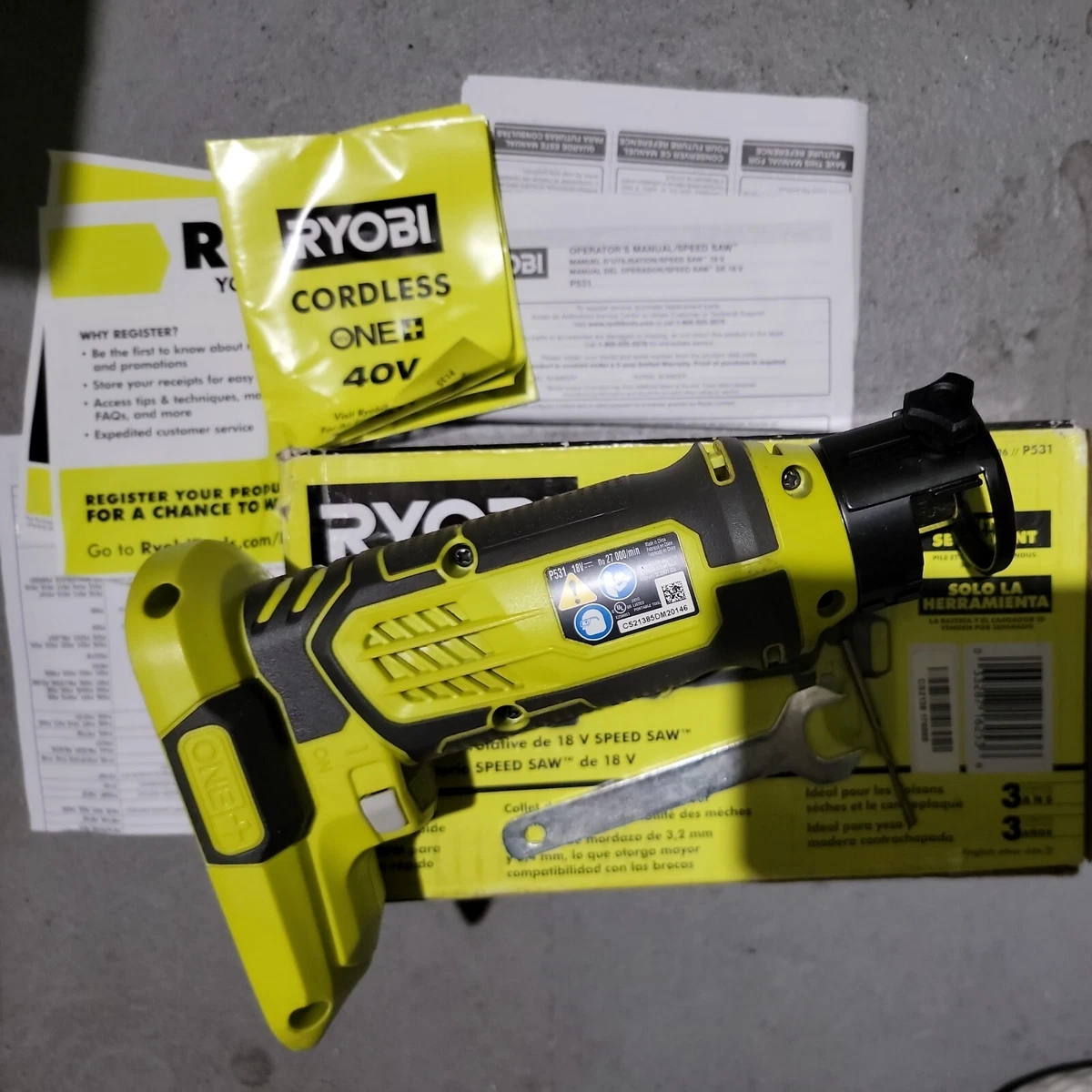 Ryobi P-531 One + 18v Cordless Speed Saw Rotary Cutter Review