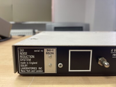 MODEL 361 A-Type DOLBY SYSTEMS Noise Reduction Dolby NR A-Type