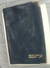 Vintage British Airways Holidays Document Wallet