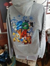 Walt Disney World Parks 2014 Zip Mickey Sweatshirt Hoodie Jacket Women's Size S