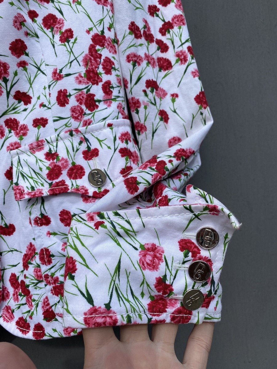 Vintage Dolce Gabbana Floral Blazer jacket size 42 | eBay