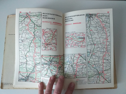 REICHSAUTOBAHN ATLAS 1938 in Ergänzungsmappe - Bild 15 von 24