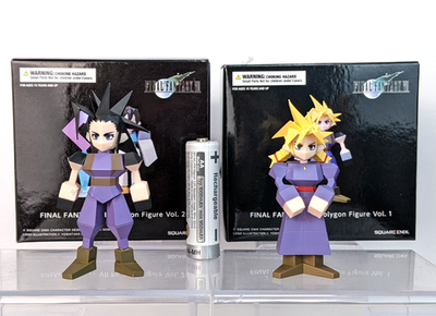 Final Fantasy VII Polygon Retro Figure Pick Your Character FF7