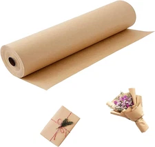 Kraft Brown Wrapping Paper Roll 30"x1200" for Gifts, Shipping, and Crafts
