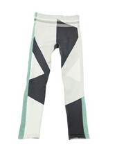 Nike Women's Sculpt Lux Icon Clash 7/8 Seamless Training Tights Large Green Gray