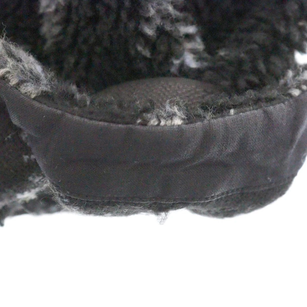 1017 ALYX 9SM Alix Fleece Pullover Felpa con Cappuccio Modello Totale Anorak Nero Usato2