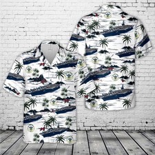 US Navy USS Carl Vinson CVN 70 Hawaiian Shirt