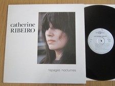RARE LP CATHERINE RIBEIRO TAPAGES NOCTURNES 1987 COMME NEUF NM YVAN JULIEN PSYCH