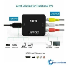 Converter Cable HDMI To RCA AV Adapter CVBS 3RCA 1080P Composite Video Audio