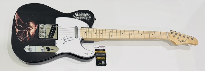 ALEX TERRIBLE SIGNED CUSTOM GRIZZLY ELECTRIC GUITAR SLAUGHTER TO PREVAIL JSA COA