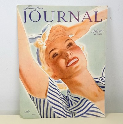 VTG 1937 Ladies Home Journal Art Print By Al Parker Cardstock Ready To Frame 