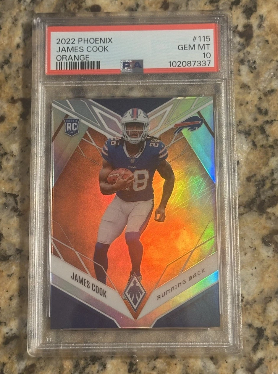 James Cook Panini Phoenix #115 Orange