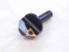 1" HEAD DIA. 90 DEGREE SINGLE FLUTE INDEXABLE COUNTERSINK 1/2 SHANK 1.0 .5