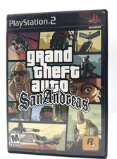 Grand Theft Auto San Andreas PS2 Black Label Case Disc No Manual Untested