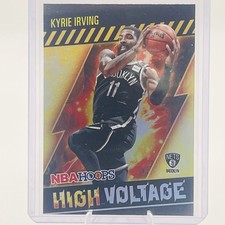 Kyrie Irving 2020-21 NBA Hoops High Voltage Holo #13 Insert Nets