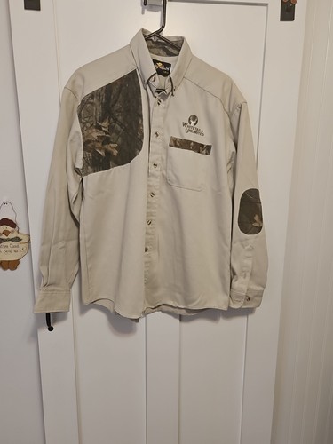 Janet Blase Whitetails Unlimited Men's Long Sleeve Shooting Shirt Size L USA - Picture 6 of 9