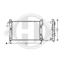 LÜFter MotorkÜHlung Diederichs DCL1305 FÜR CitroËN Passend FÜR Fiat
