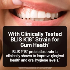 Oral Probiotics for Teeth and Gums + Fresh Breath* - Chewable Sugar-Free Mint...