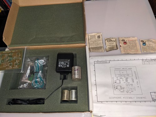 MAKE OFFER!!!! 3 Geophones with Bg Micro Geophone Kit 10hz 30Hz