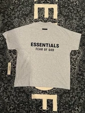 Fear Of God Essentials light heather gray Tee size S