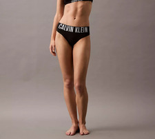 Calvin Klein Womens Intense Power Micro Bikini in Black Medium