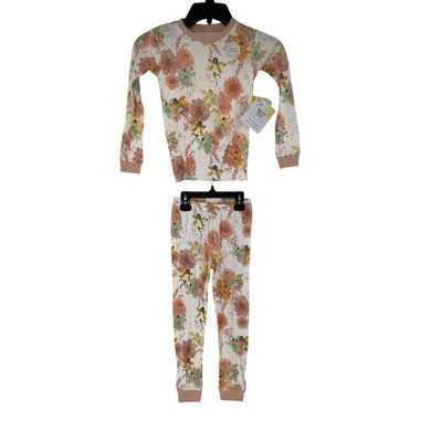Burt's Bees Kid's 6Y Fairy Floral Organic Cotton Two Piece Pajamas