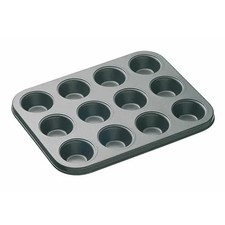 MasterClass Non-Stick Twelve Hole Mini Tart Pan 26 x 20cm