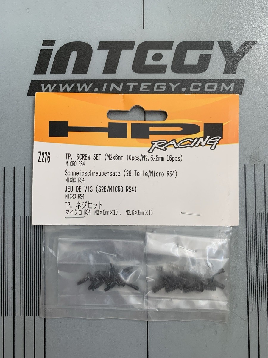 HPI Z276 MICRO RS4 SCREW HARDWARE SET NOT FOR SUPER NITRO